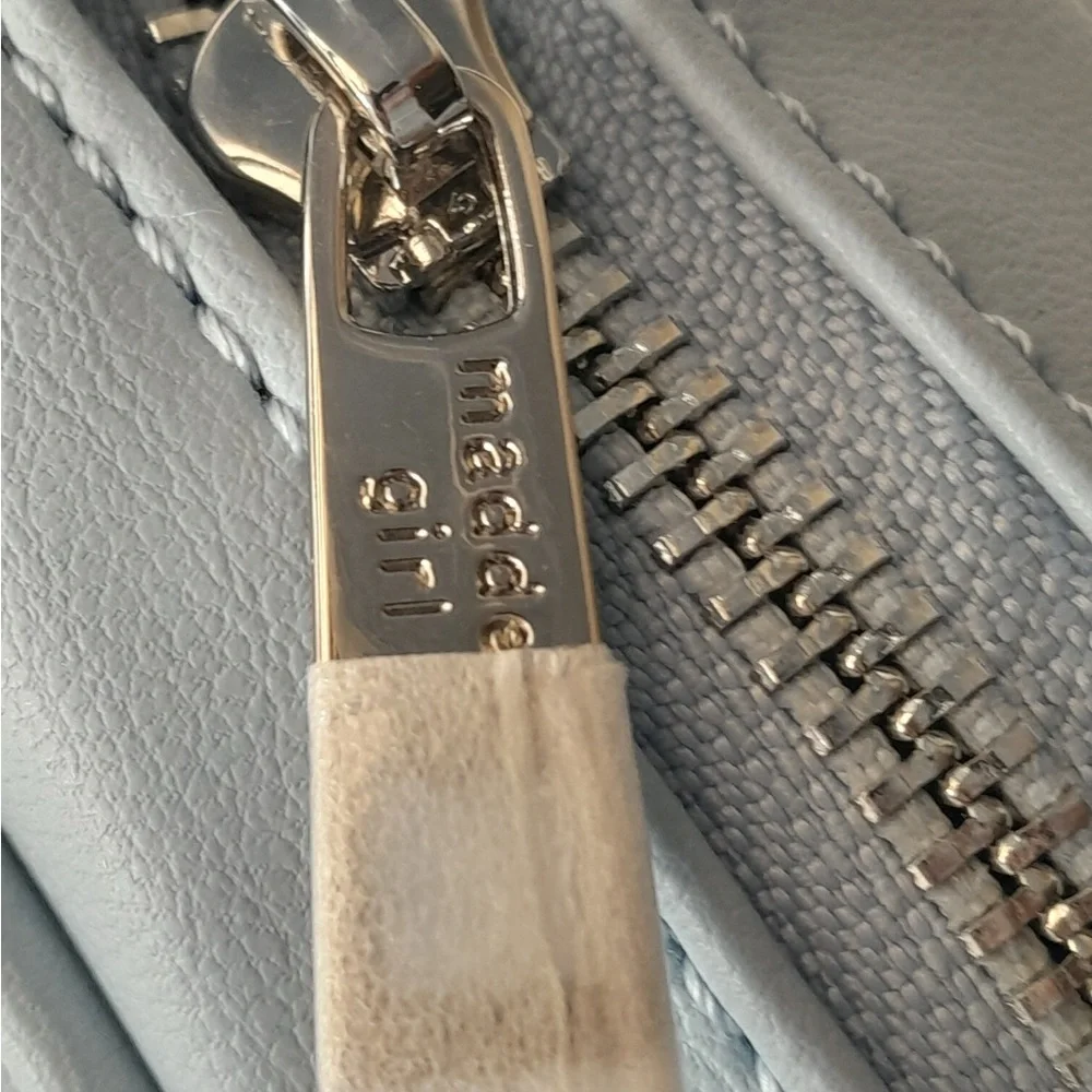 Madden Girl Crescent Light Blue Shoulder Bag - Picture 10 of 14